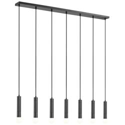Stari by Z-Lite Matte Black 7 Light Linear Chandelier