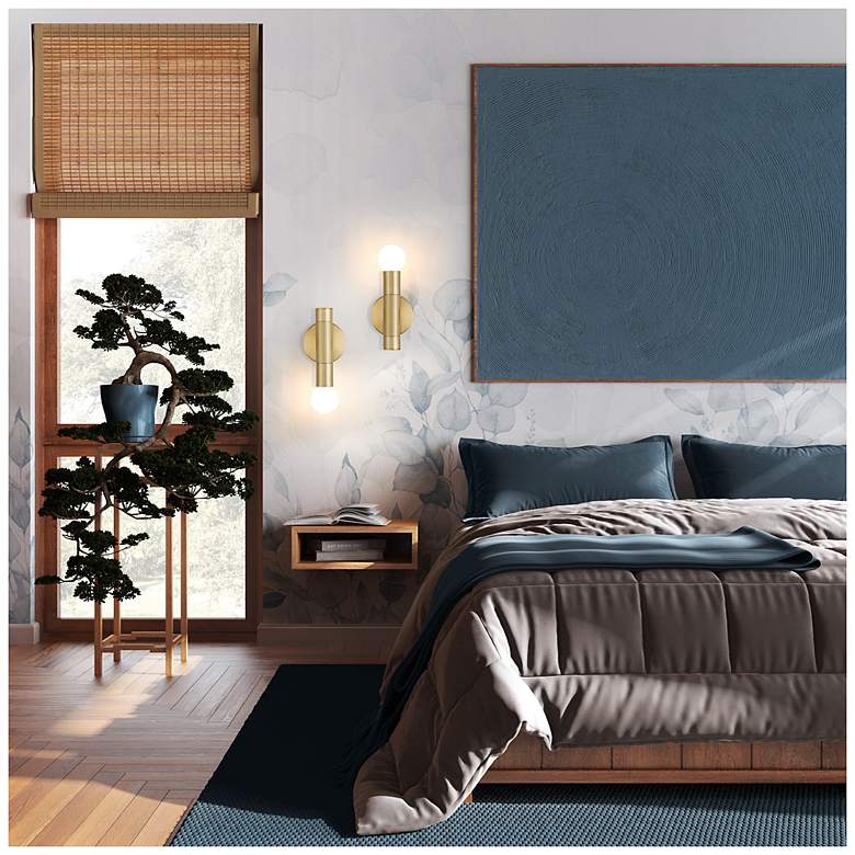 Image 3 Stari by Z-Lite Modern Gold 1 Light Wall Sconce more views