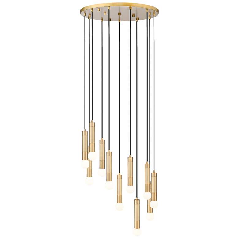 Image 1 Stari by Z-Lite Modern Gold 11 Light Chandelier