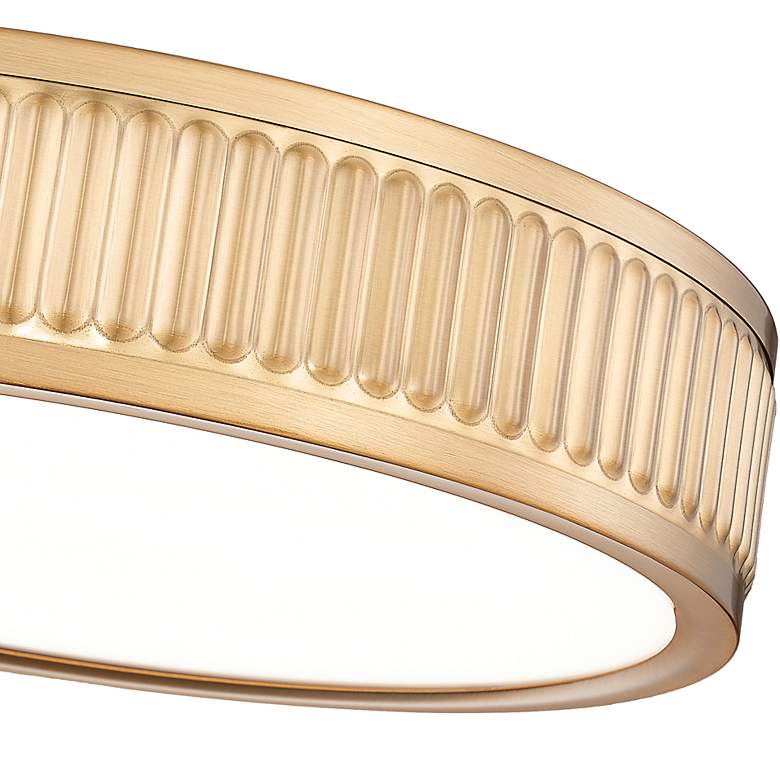 Image 6 Stari by Z-Lite Modern Gold 12.75 inch 1 Light Flush Mount more views