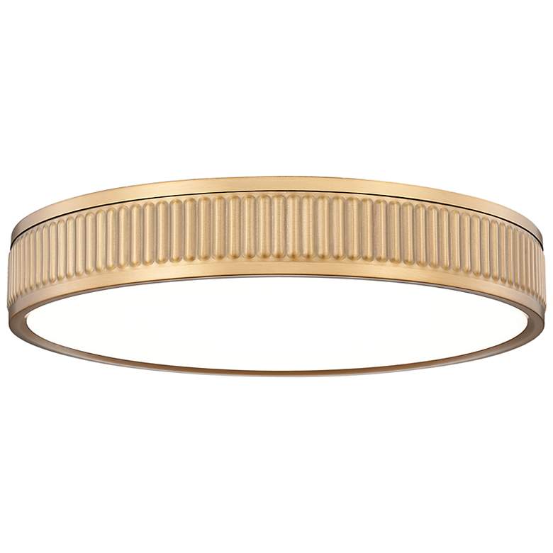 Image 2 Stari by Z-Lite Modern Gold 16.75 inch 1 Light Flush Mount