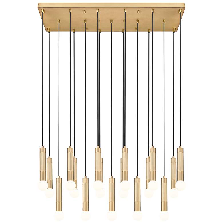 Image 5 Stari by Z-Lite Modern Gold 17 Light Linear Chandelier more views