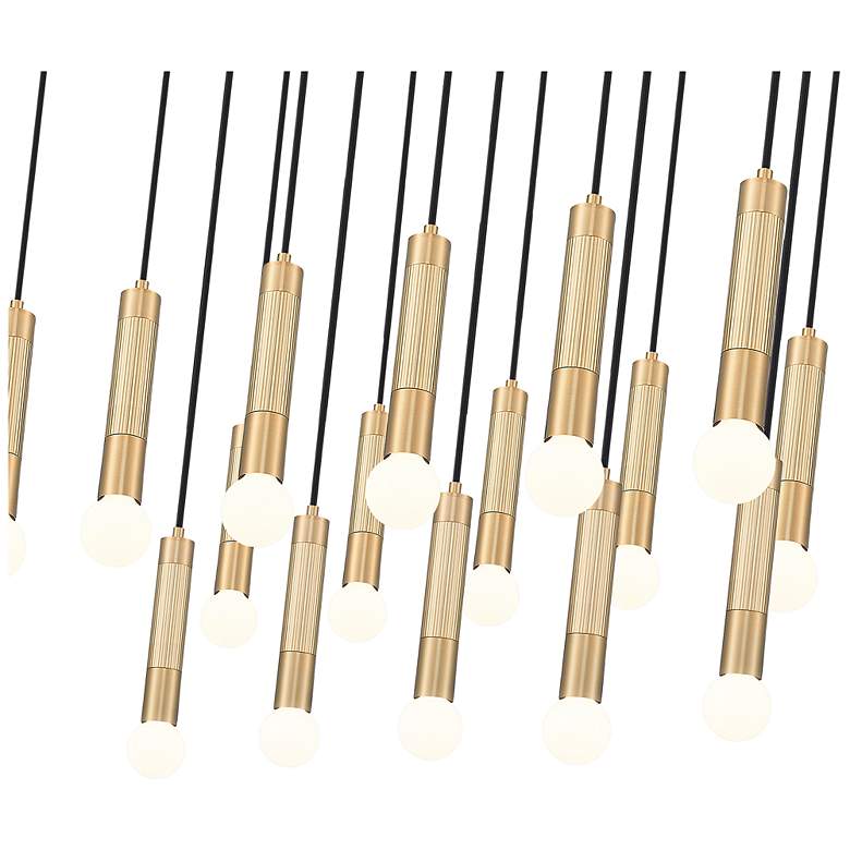 Image 6 Stari by Z-Lite Modern Gold 17 Light Linear Chandelier more views