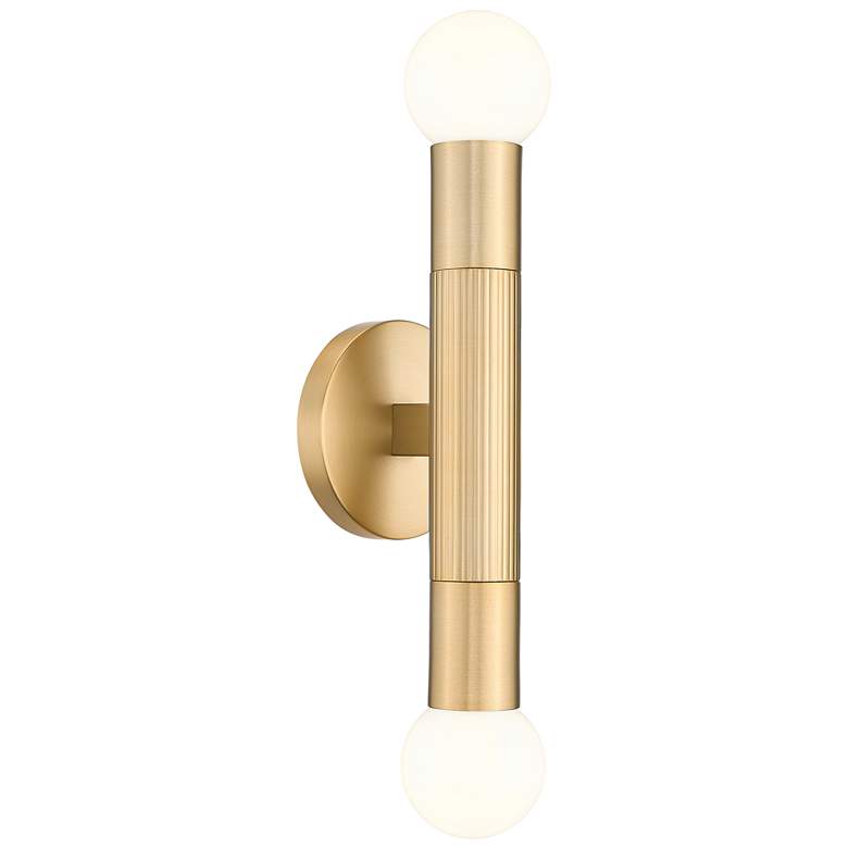 Image 1 Stari by Z-Lite Modern Gold 2 Light Wall Sconce