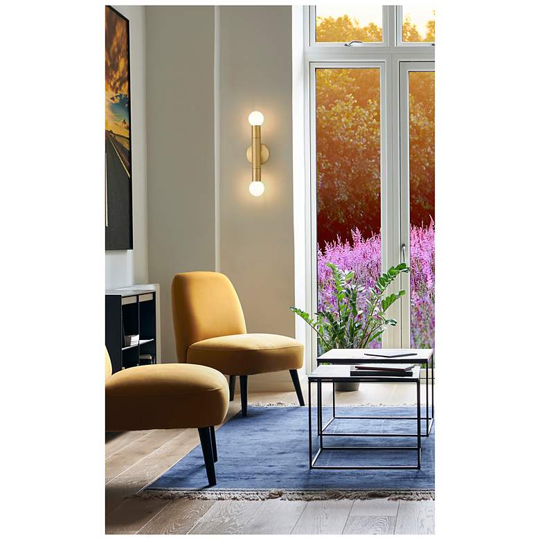 Image 2 Stari by Z-Lite Modern Gold 2 Light Wall Sconce more views
