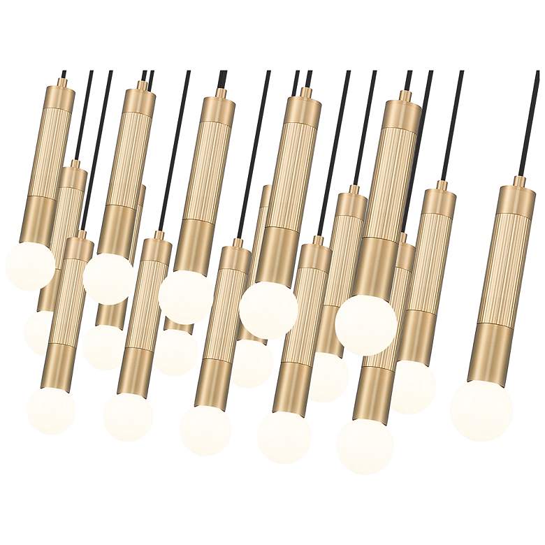 Image 6 Stari by Z-Lite Modern Gold 23 Light Linear Chandelier more views