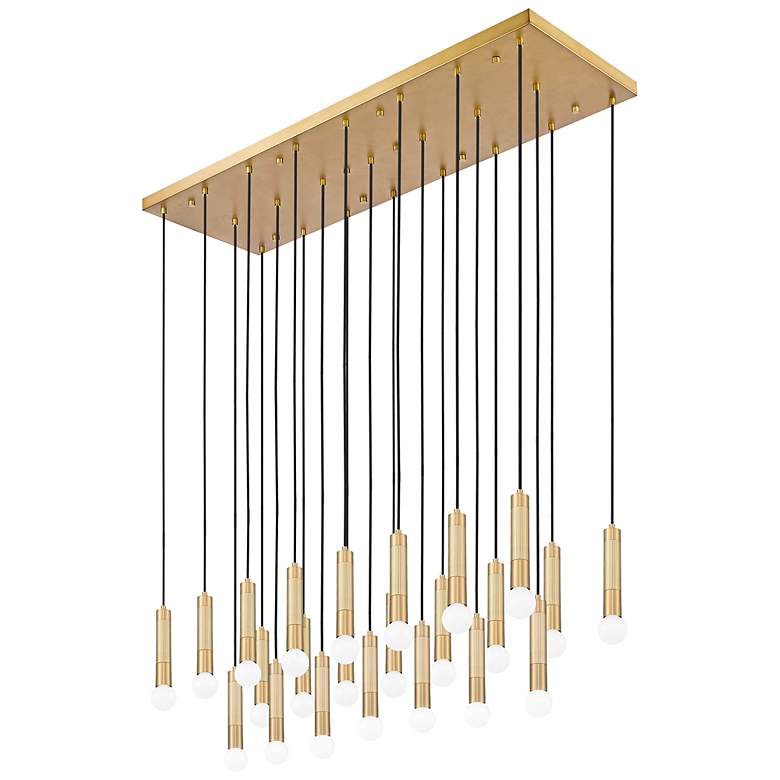 Image 7 Stari by Z-Lite Modern Gold 23 Light Linear Chandelier more views