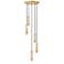 Stari by Z-Lite Modern Gold 5 Light Chandelier