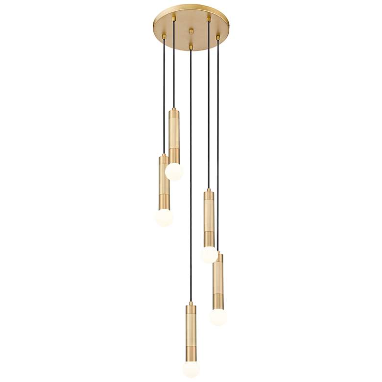 Image 4 Stari by Z-Lite Modern Gold 5 Light Chandelier more views