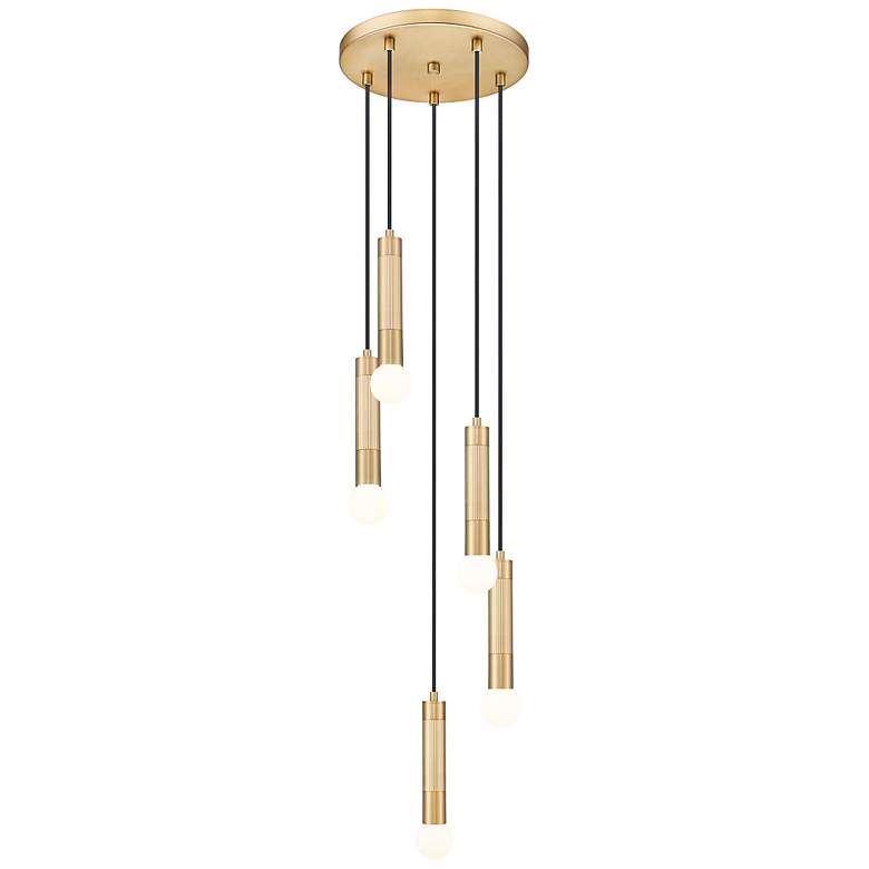 Image 5 Stari by Z-Lite Modern Gold 5 Light Chandelier more views