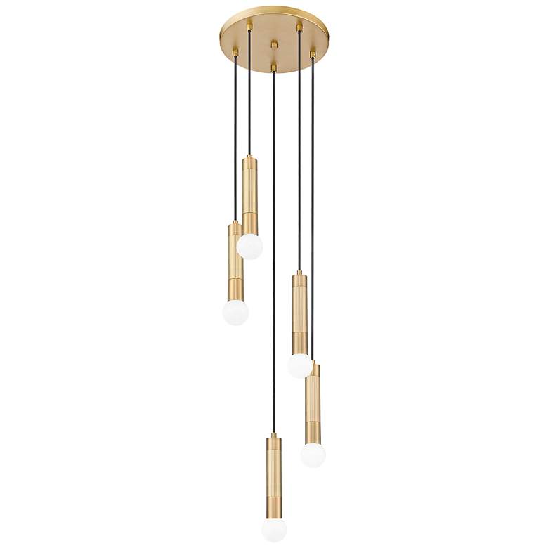Image 7 Stari by Z-Lite Modern Gold 5 Light Chandelier more views
