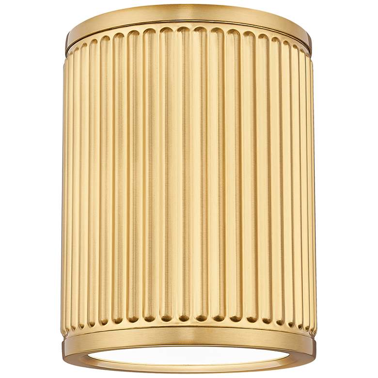 Image 1 Stari by Z-Lite Modern Gold 6.25 inch 1 Light Flush Mount