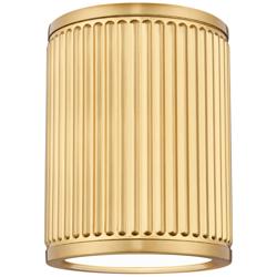 Stari by Z-Lite Modern Gold 6.25 inch 1 Light Flush Mount