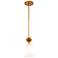Staring 1 Light Pendant Opal Glass