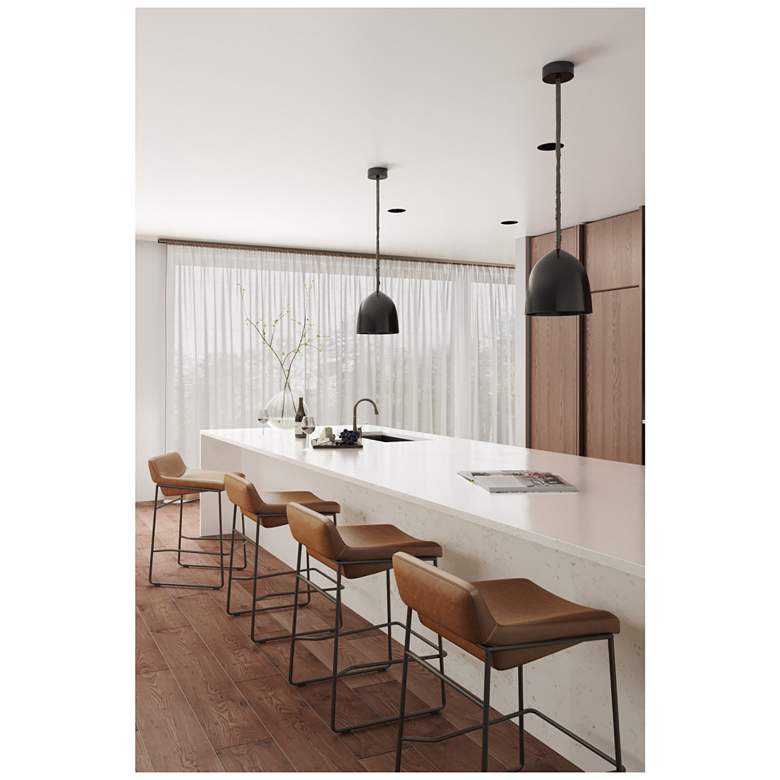 Image 7 Starlet Counter Stool Open Road Brown Leather - Set Of Two more views