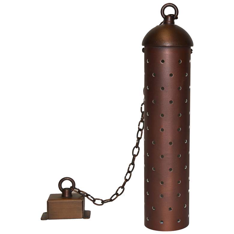 Image 1 Starlight 10" High Acid Rust LED Outdoor Hanging Light