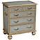 Starlight 27 1/4" Wide Silver Leaf Chest of Drawers