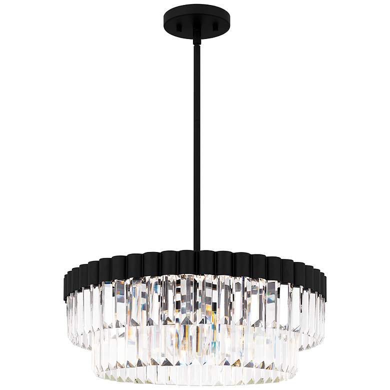 Image 2 Starlight 4-Light Matte Black Pendant Light