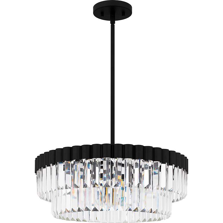 Image 3 Starlight 4-Light Matte Black Pendant Light more views