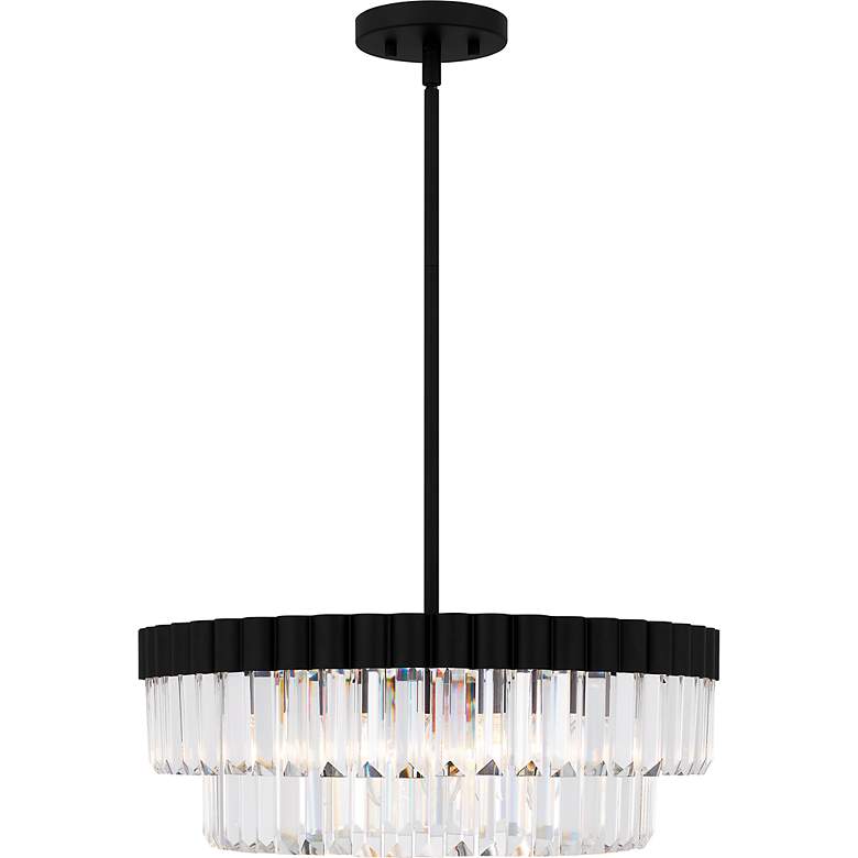 Image 4 Starlight 4-Light Matte Black Pendant Light more views