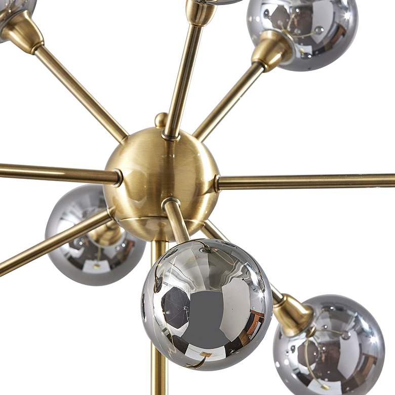 Image 2 Starling Antique Brass LED Sputnik Floor Lamp more views
