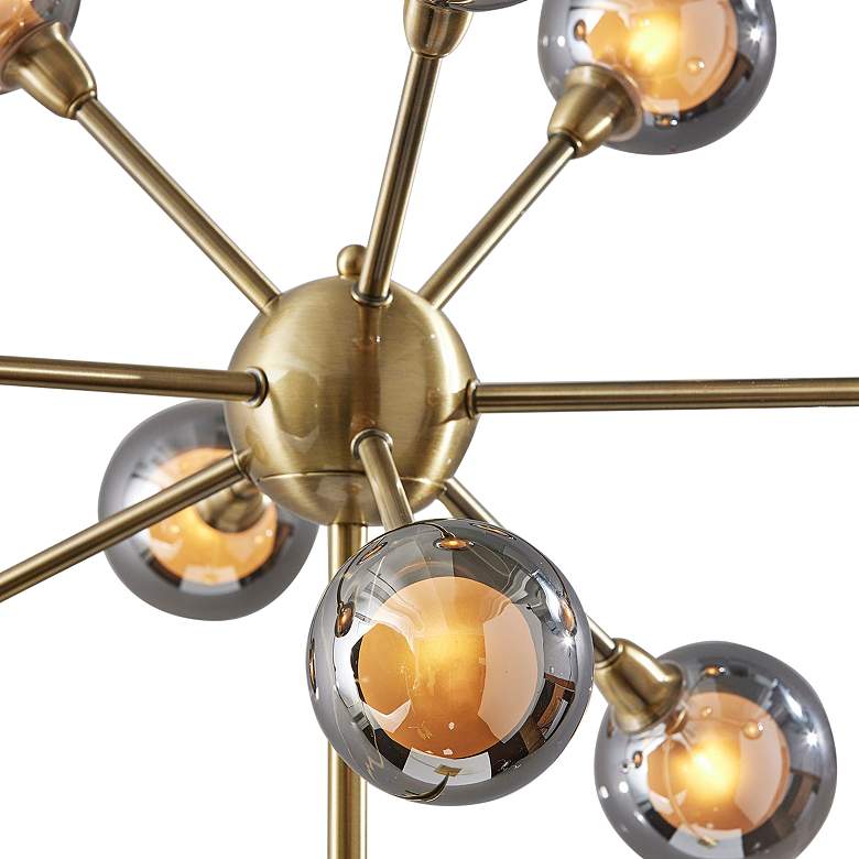 Image 3 Starling Antique Brass LED Sputnik Floor Lamp more views