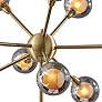 3_Starling Antique Brass LED Sputnik Floor Lamp more views