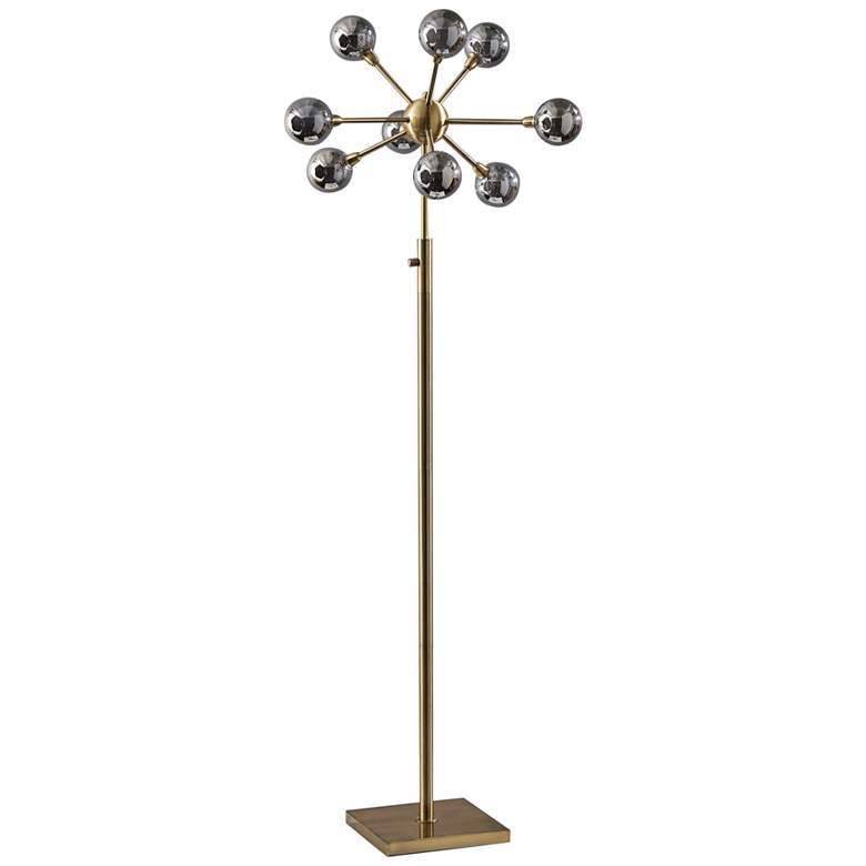 Image 6 Starling Antique Brass LED Sputnik Floor Lamp more views