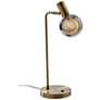 7_Starling Antique Brass Metal L-Shaped LED Desk Lamp more views