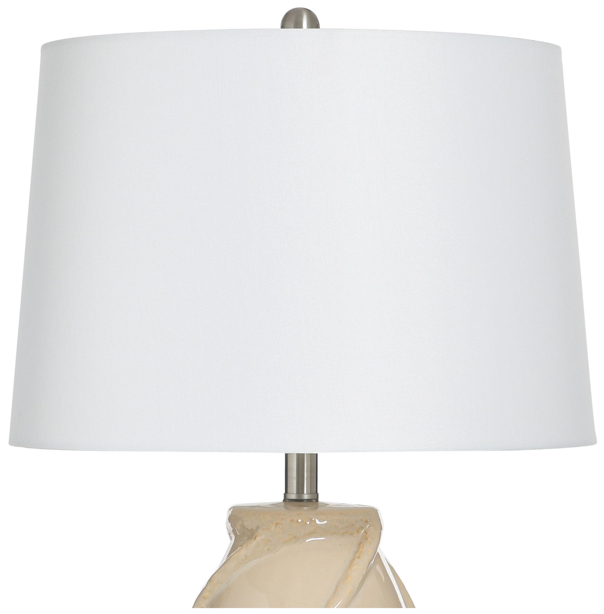 Image 5 Starlite 32" High Starlite Cream Table Lamp with Off-White Shade more views