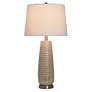 3_Starlite Cream Ceramic and Brushed Nickel Table Lamp more views