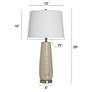 7_Starlite Cream Ceramic and Brushed Nickel Table Lamp more views