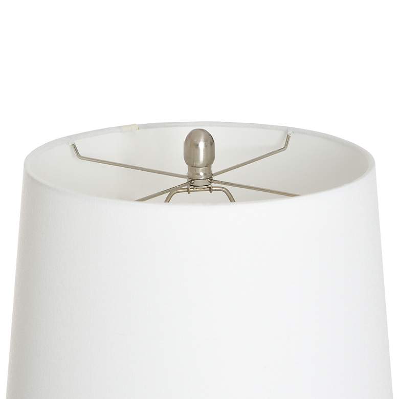 Image 6 Starlite Dimpled Luster 29" High Sage Ceramic Table Lamp more views