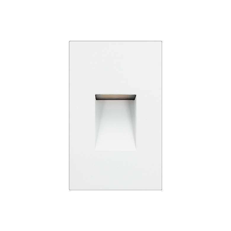 Image 3 Starn 3 1/4" Wide Black/White Vertical Slot LED Step Light more views