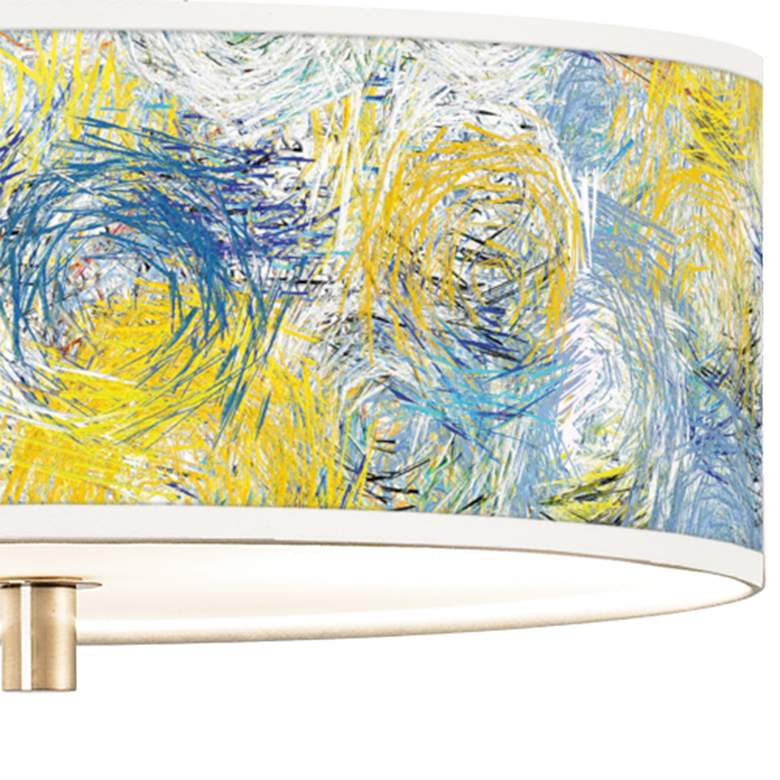 Image 2 Starry Dawn Giclee 14" Wide Ceiling Light more views