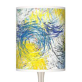 Image3 of Starry Dawn Giclee Droplet Modern Table Lamp more views