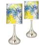Starry Dawn Giclee Droplet Table Lamps Set of 2