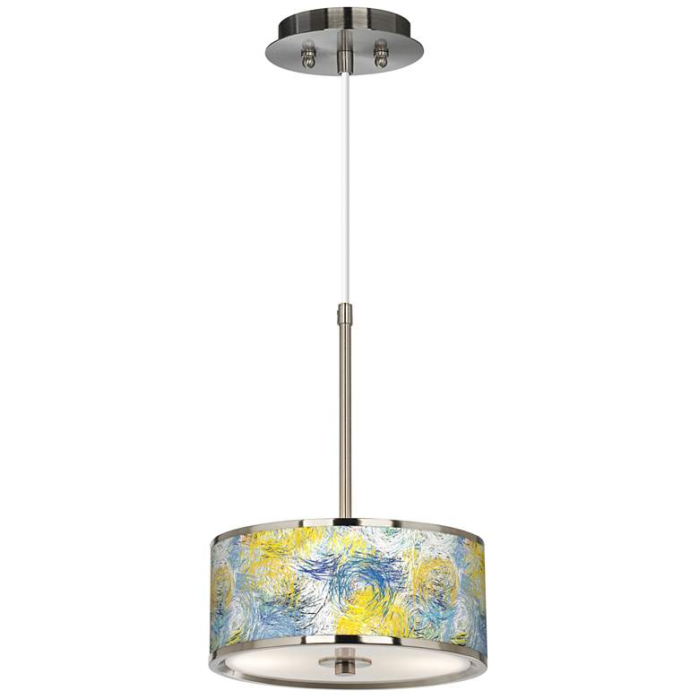 Image 2 Starry Dawn Giclee Glow 10 1/4" Wide Pendant Light