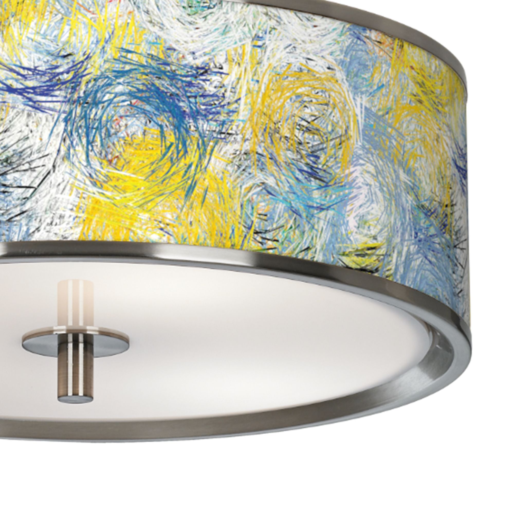 Image 3 Starry Dawn Giclee Glow 14" Wide Ceiling Light more views