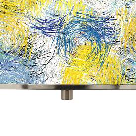 Image2 of Starry Dawn Giclee Glow 16" Wide Pendant Light more views
