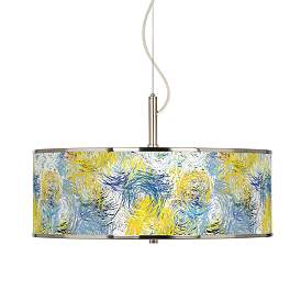 Image1 of Starry Dawn Giclee Glow 20" Wide Pendant Light