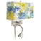 Starry Dawn Giclee Glow LED Reading Light Plug-In Sconce