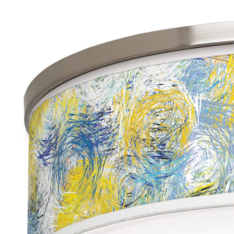 Image 2 Starry Dawn Giclee Nickel 20 1/4" Wide Ceiling Light more views