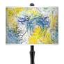 Starry Dawn Giclee Paley Black Table Lamp