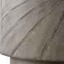 5_Starshine 20 1/2"W Warm Gray Stain Starburst Wood Side Table more views