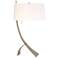 Stasis 28.3" High Soft Gold Table Lamp With Natural Anna Shade