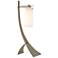 Stasis 28.3" High Soft Gold Table Lamp With Opal Glass Shade
