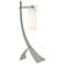 Stasis 28.3" High Sterling Table Lamp With Opal Glass Shade