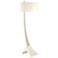 Stasis 58.5" High Sterling Floor Lamp With Flax Shade