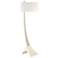 Stasis 58.5" High Sterling Floor Lamp With Natural Anna Shade